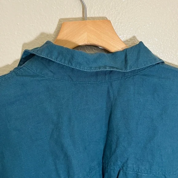 Athleta Teal Short Sleeve Shirt - Picture 8 of 12